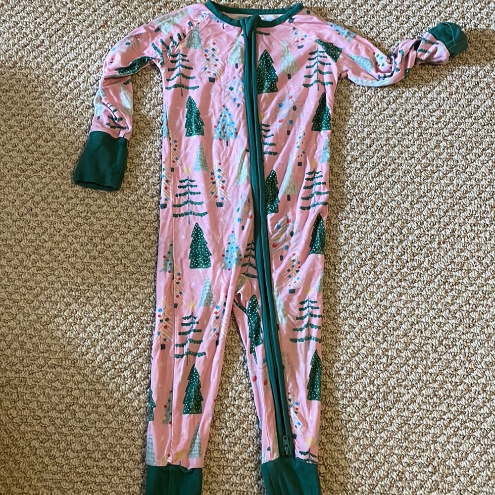 Little Sleepies Pink Trees Zippy